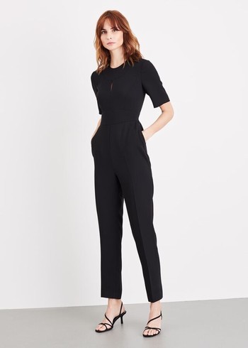 Phase Eight Nina City Jumpsuit Black Canada | LJOSEC-368